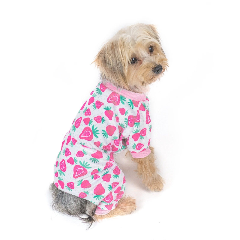 Strawberry&amp;Pineapple Dog Pajamas- 2pcs