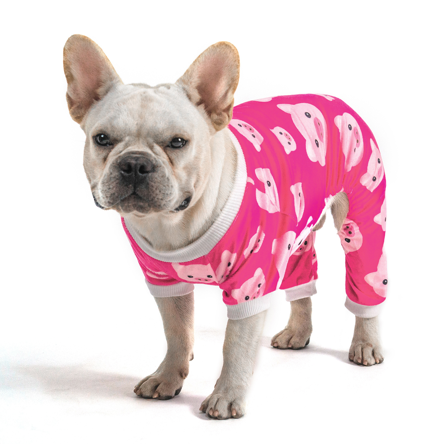 Pink Pig&Dots Dog Pajamas -2pcs
