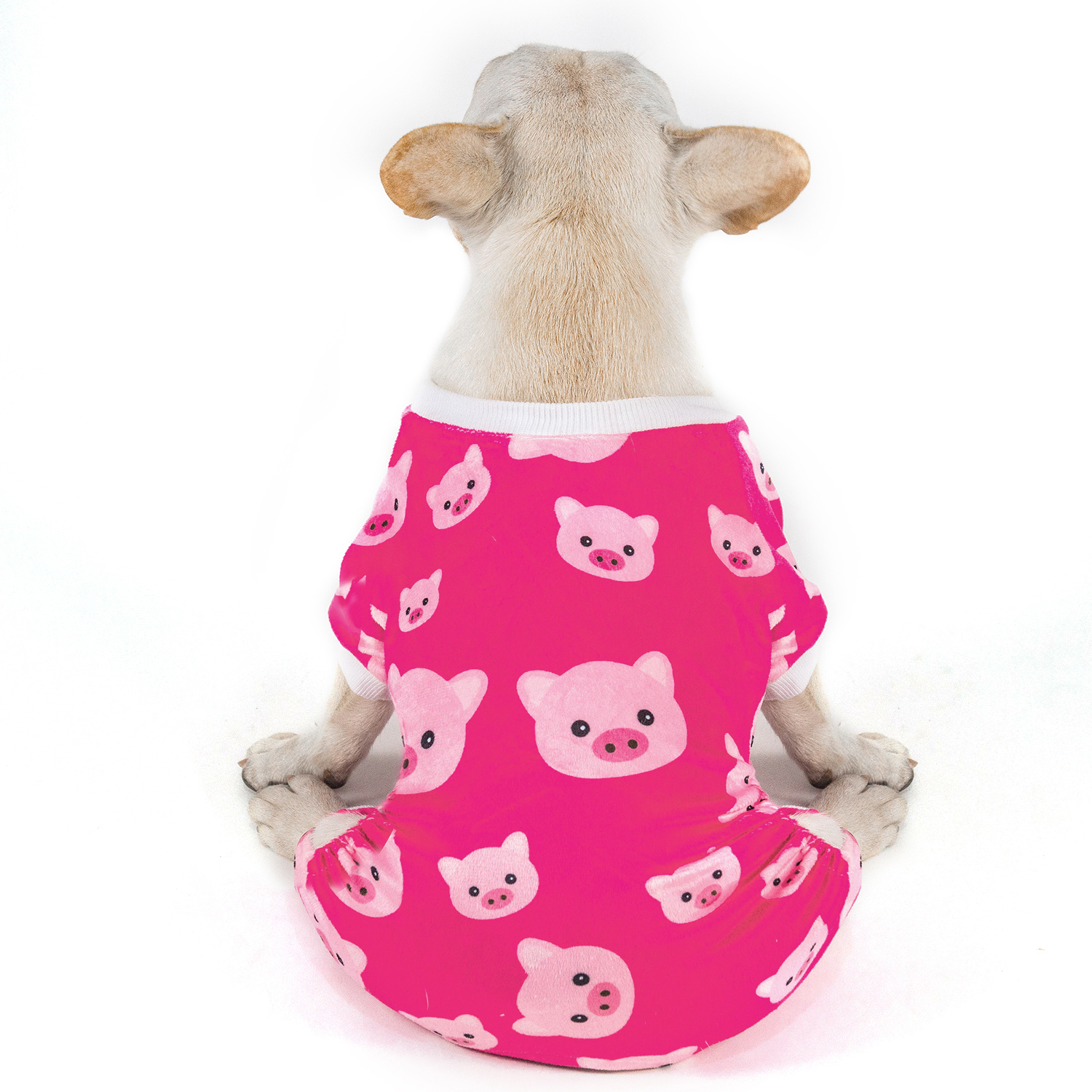 Pink Pig&Dots Dog Pajamas -2pcs