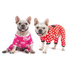 Pink Pig&Dots Dog Pajamas -2pcs