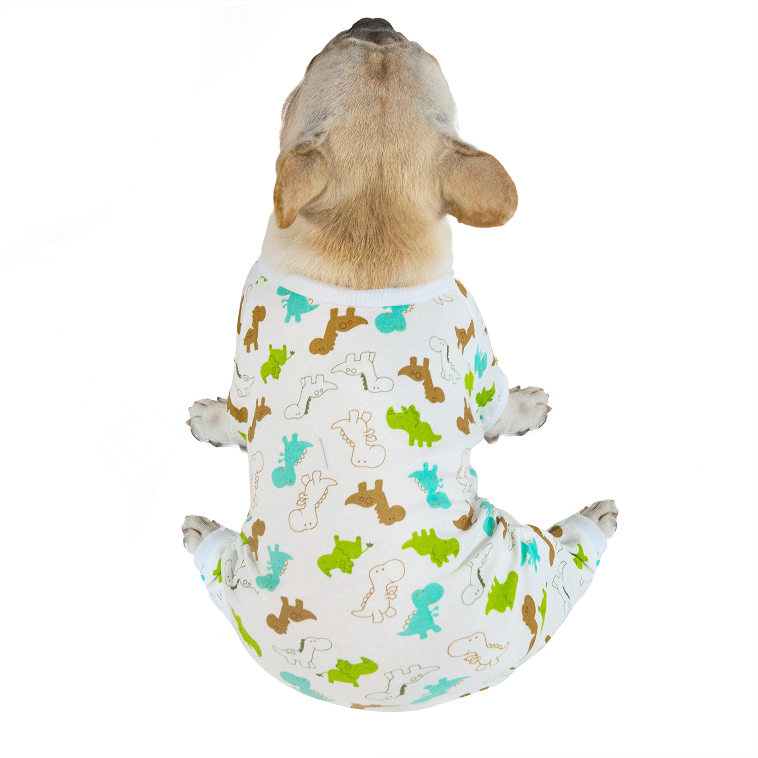 2 pack of Cotton Dog Pajamas - Dinosaur&Car
