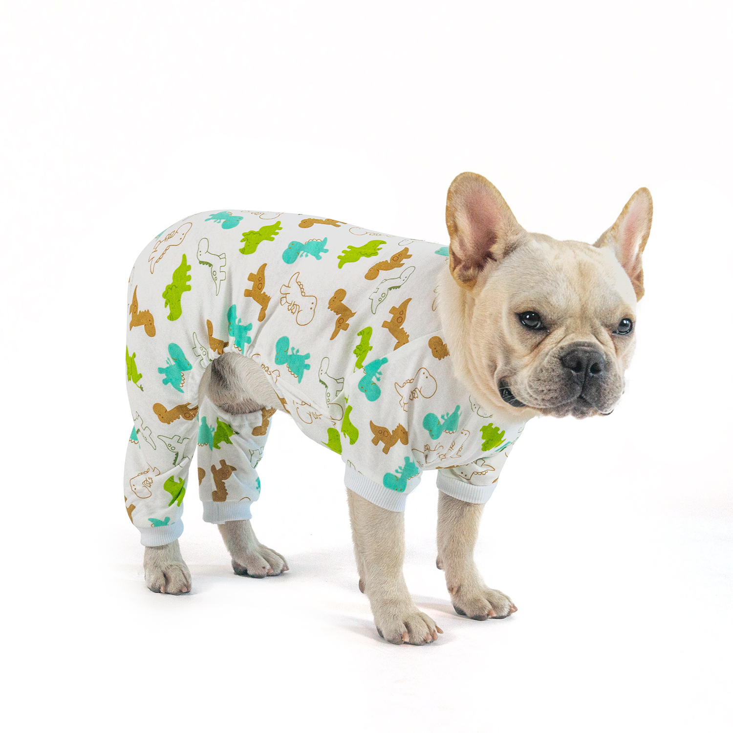 2 pack of Cotton Dog Pajamas - Dinosaur&Car