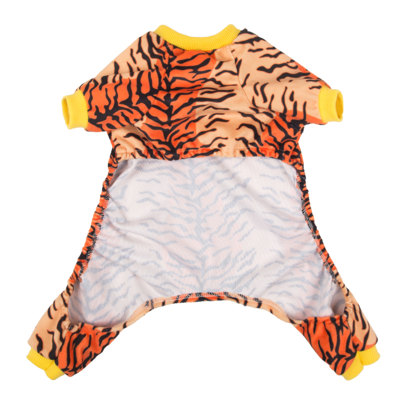 Tiger Pattern Dog Pajamas