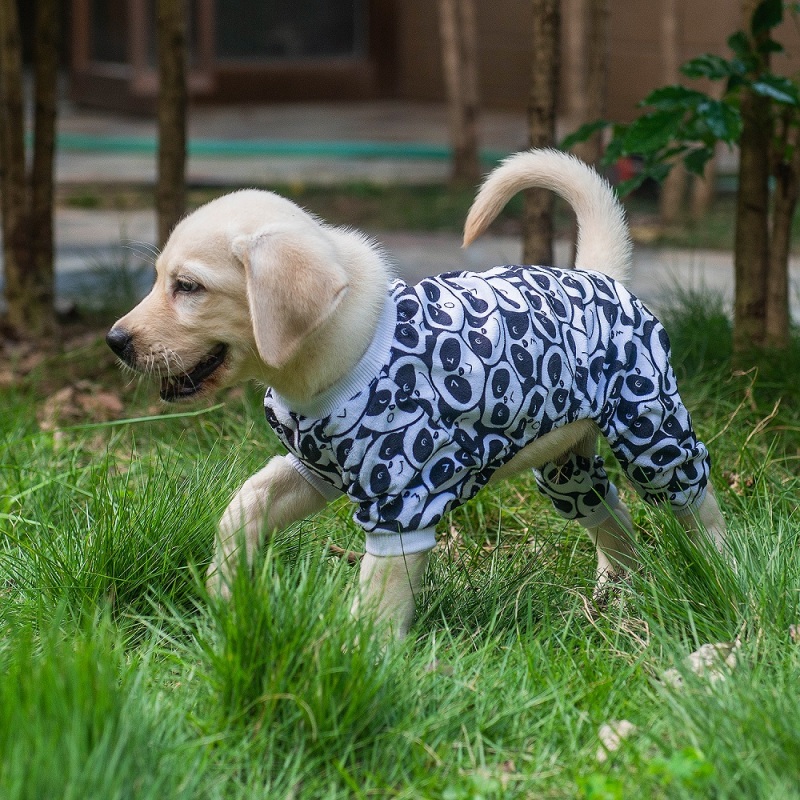 Panda Pattern Dog Pajamas