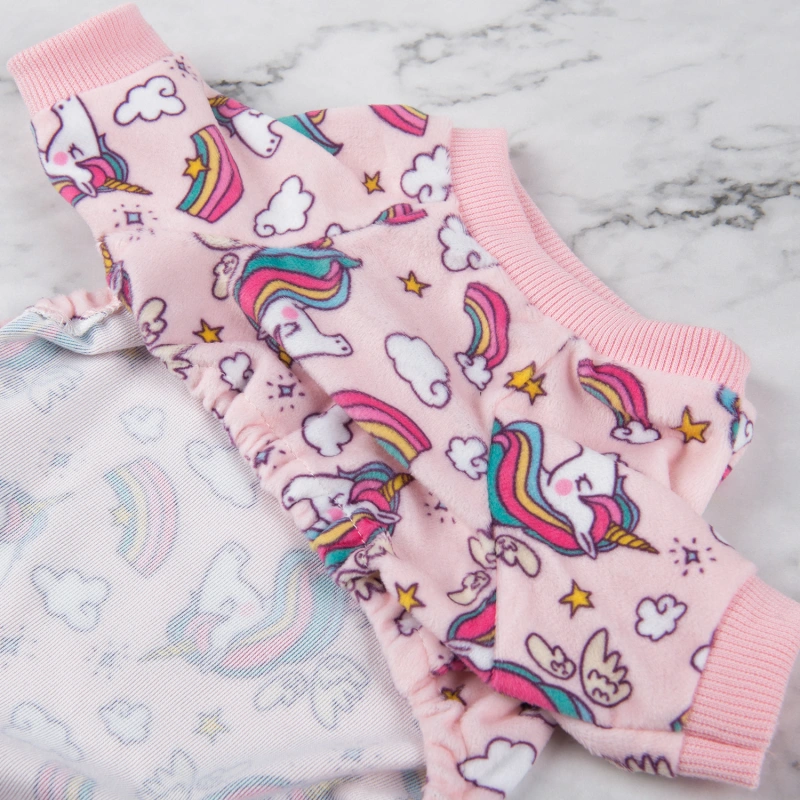 Pink Unicorn Dog Pajamas