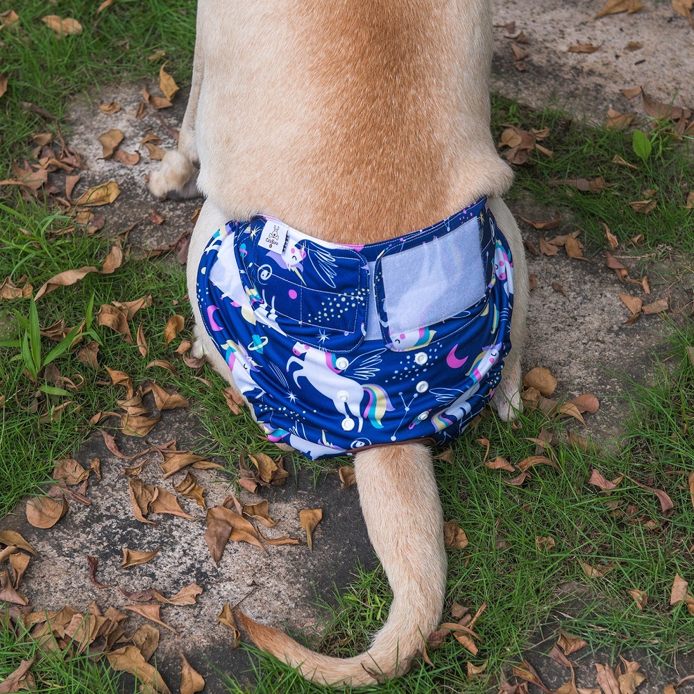 3 Pack Unicorn Pattern Female Dog Diapers