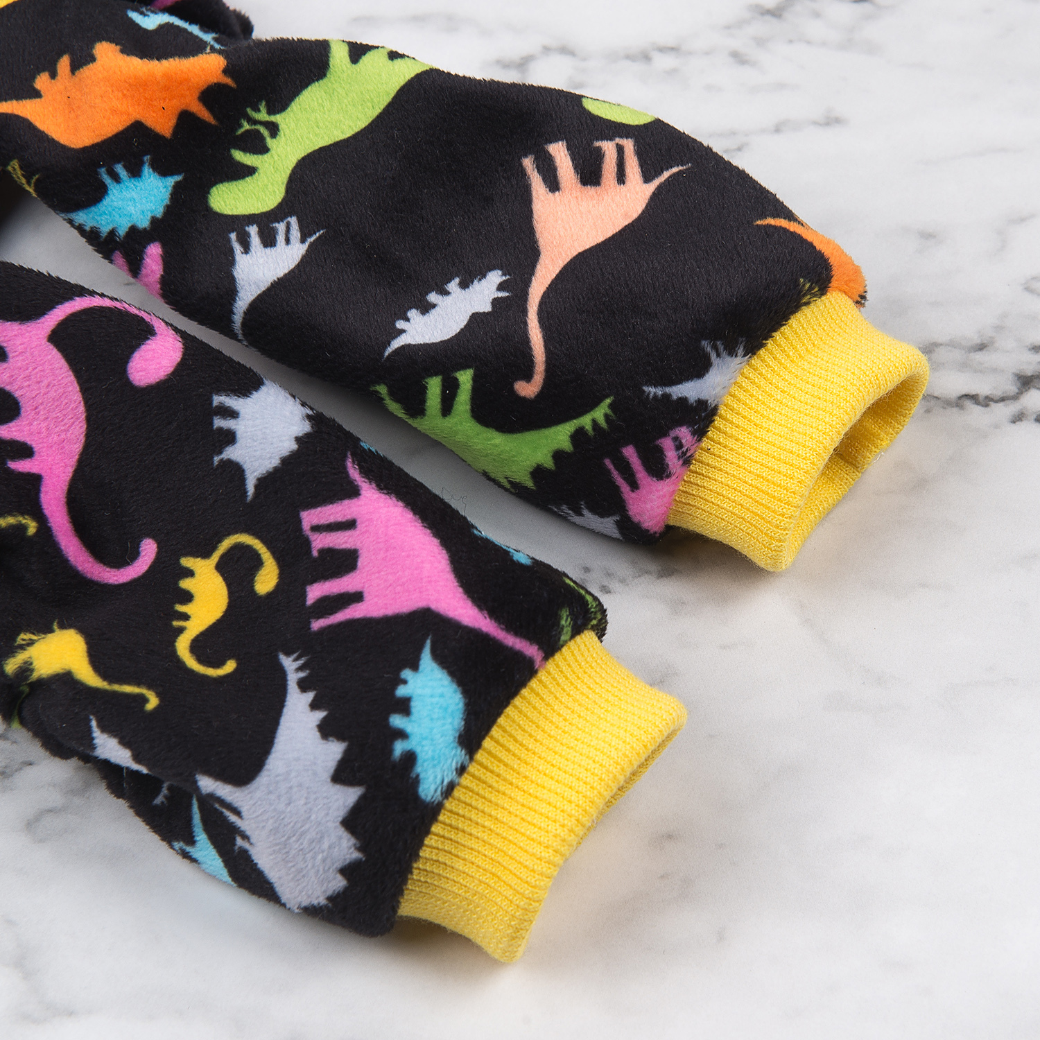 Black Dinosaur Dog Pajamas