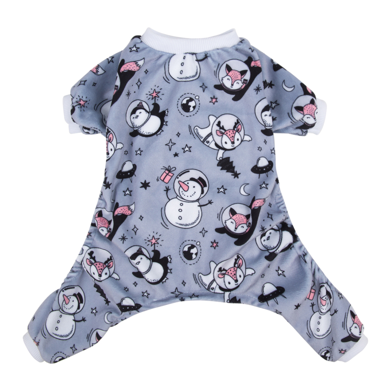 Space Penguin Pattern Dog Pajamas