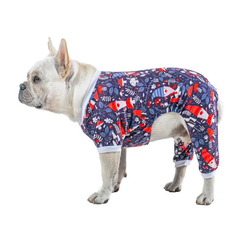 Santa Claus Dog Pajamas,Dark Gray