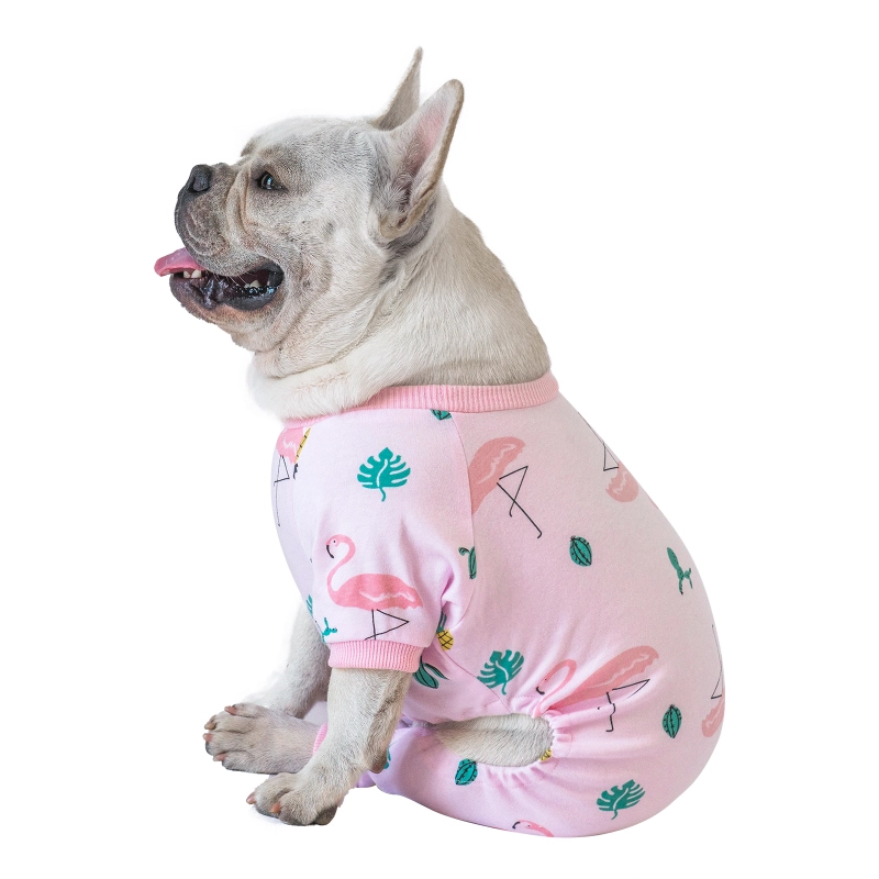 2 pack of Cotton Dog Pajamas - Flamingo&Cat