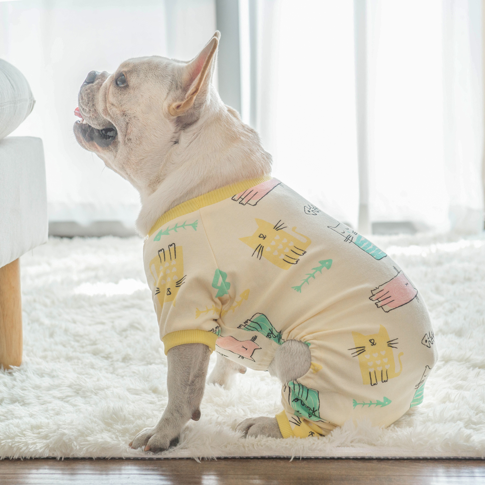 2 pack of Cotton Dog Pajamas - Flamingo&Cat