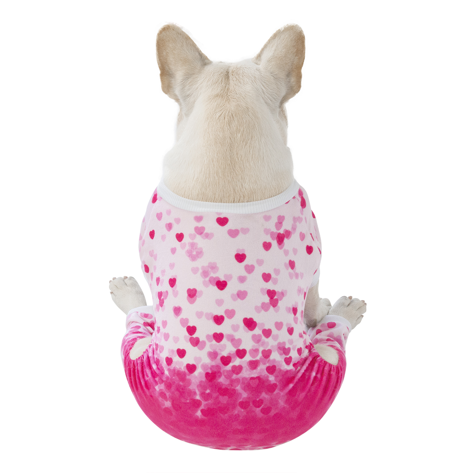 CuteBone Sweet Heart Pink  Dog Pajamas