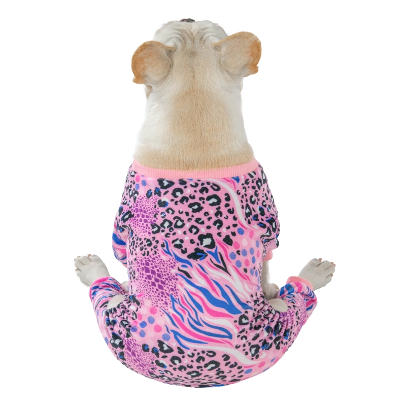 Purple Leopard Dog Pajamas