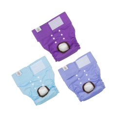 3 Pack Reusable Pure color Dog Diapers