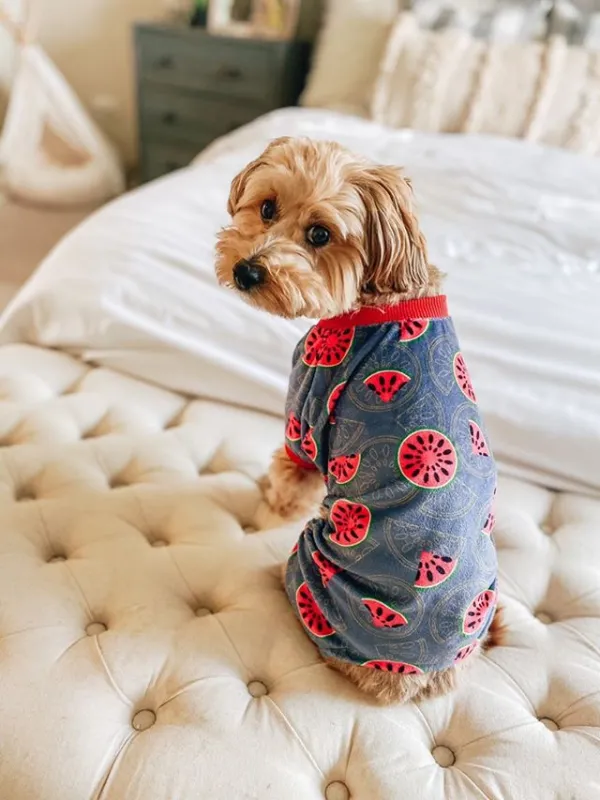 Watermelon Dog Pajamas