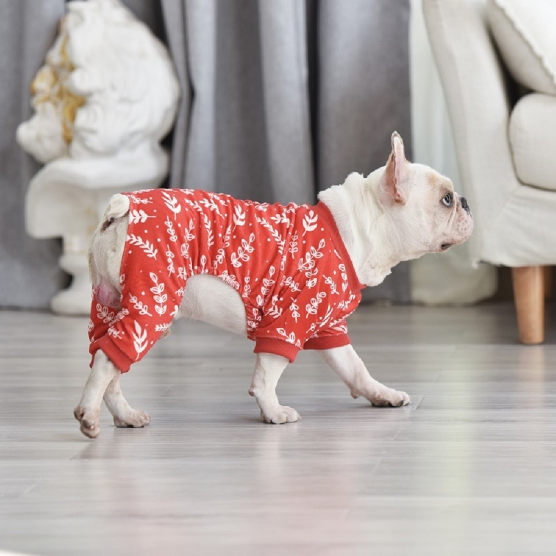 Christmas Red Leaf Pajamas