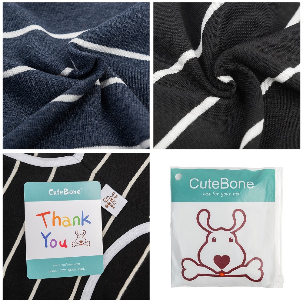 Black&Grey Stripe Dog shirt