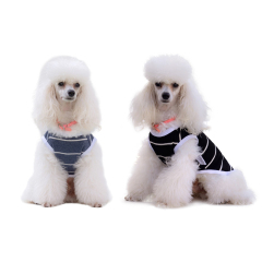 Black&Grey Stripe Dog shirt