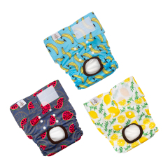 3 pack female dog diapers- Banana&Lemon&Watermelon