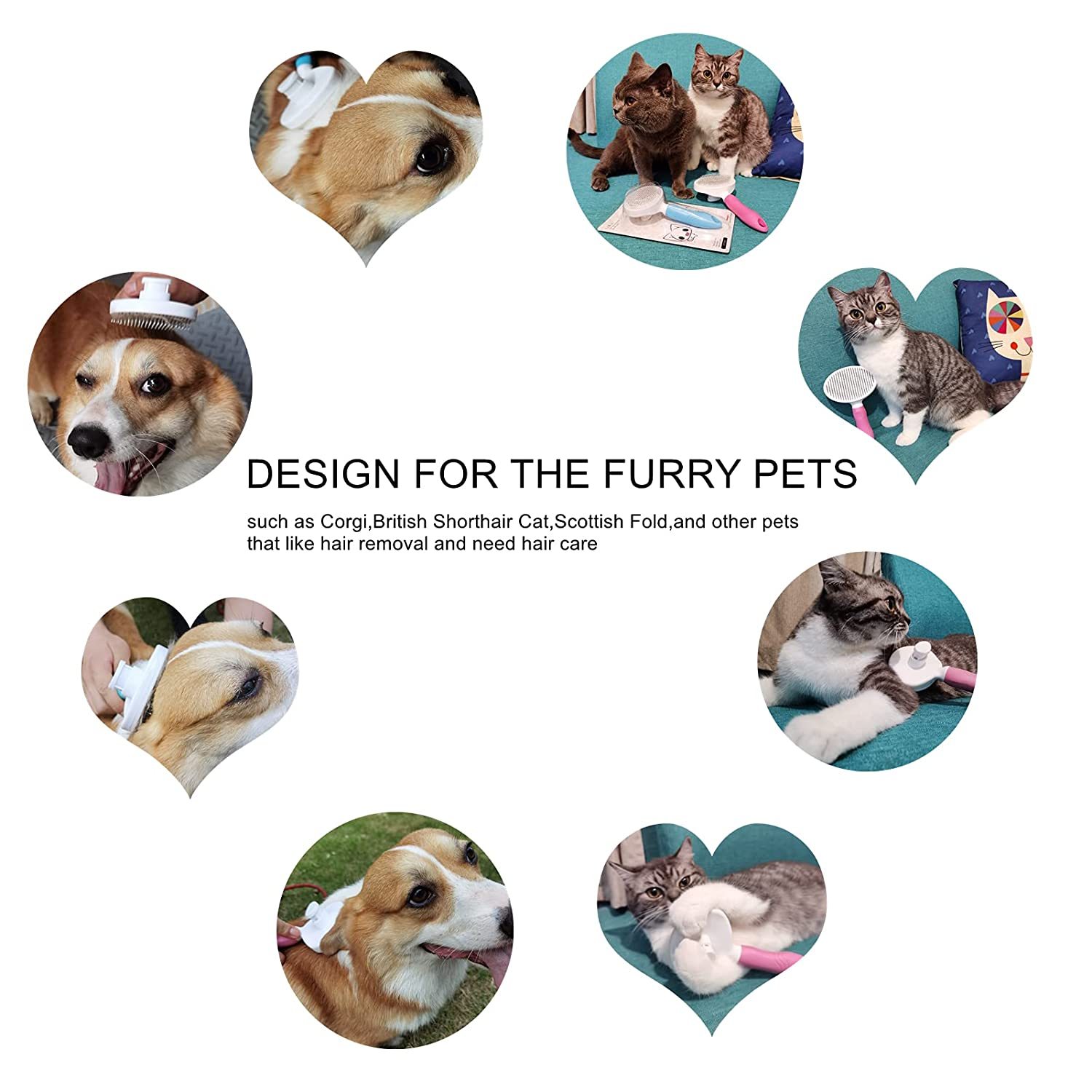CuteBone Dog & Cat Brush