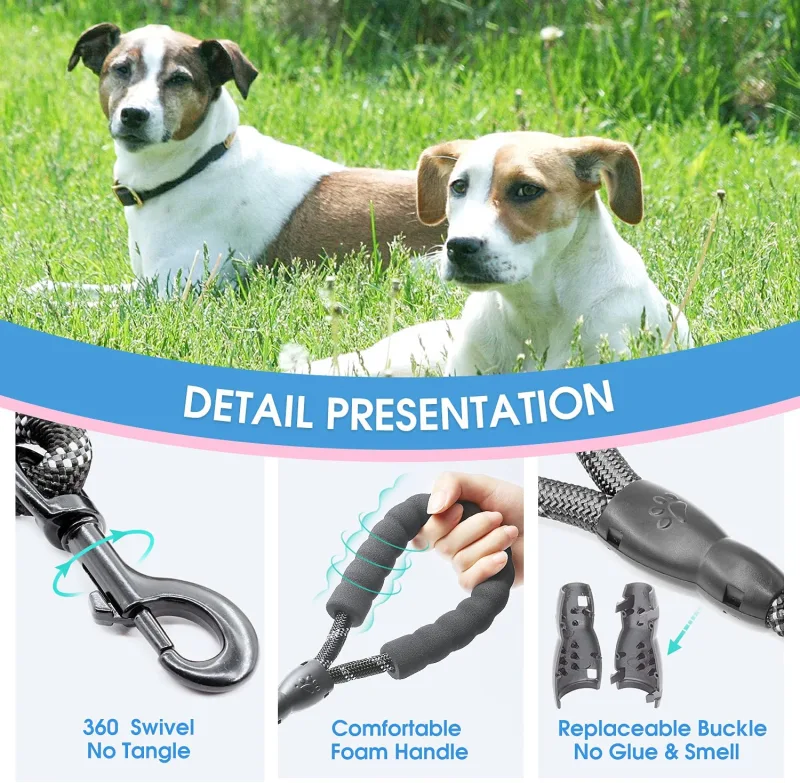 CuteBone Nylon Rope Dog Leash