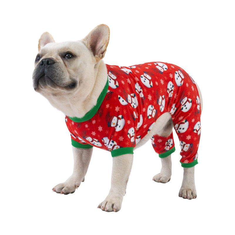 Christmas Pajamas Sweater Gifts for Small Dogs Clothes