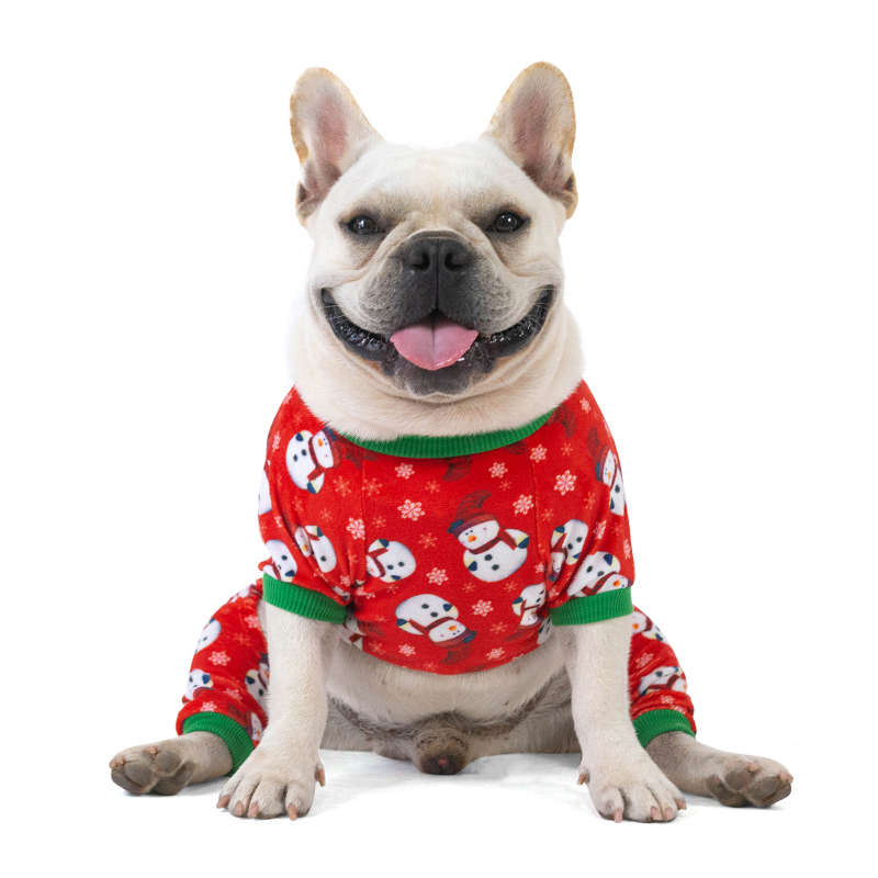 Christmas Pajamas Sweater Gifts for Small Dogs Clothes