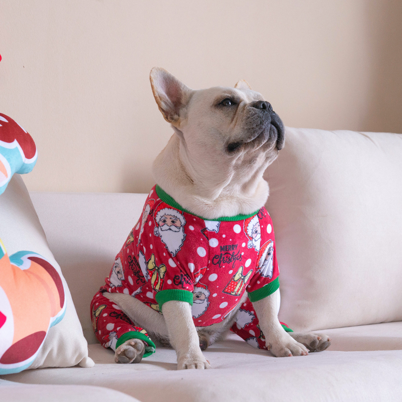 Christmas Pajamas Sweater Gifts for Small Dogs Clothes