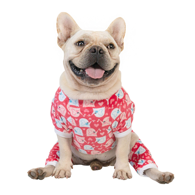 Pajamas Birthday Party Costume for Small Dogs Onesie Shirt