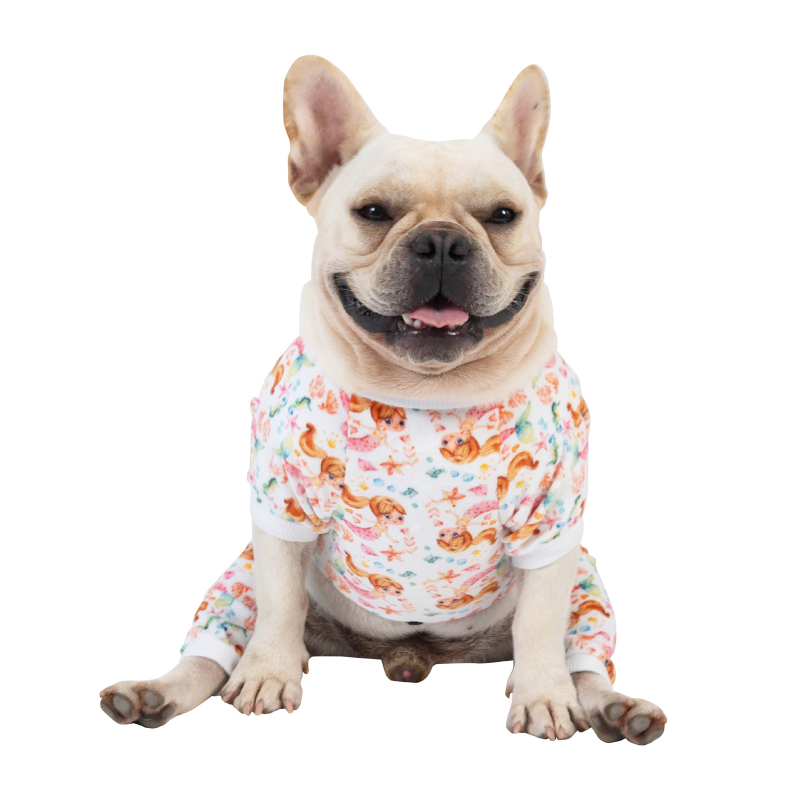 Mermaid Pattern Dog Pajamas