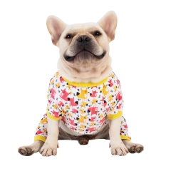 Animal Pattern Dog Pajamas-fox