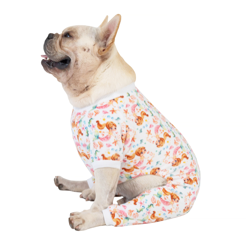 Mermaid Pattern Dog Pajamas