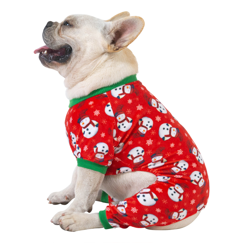 Christmas Pajamas Sweater Gifts for Small Dogs Clothes