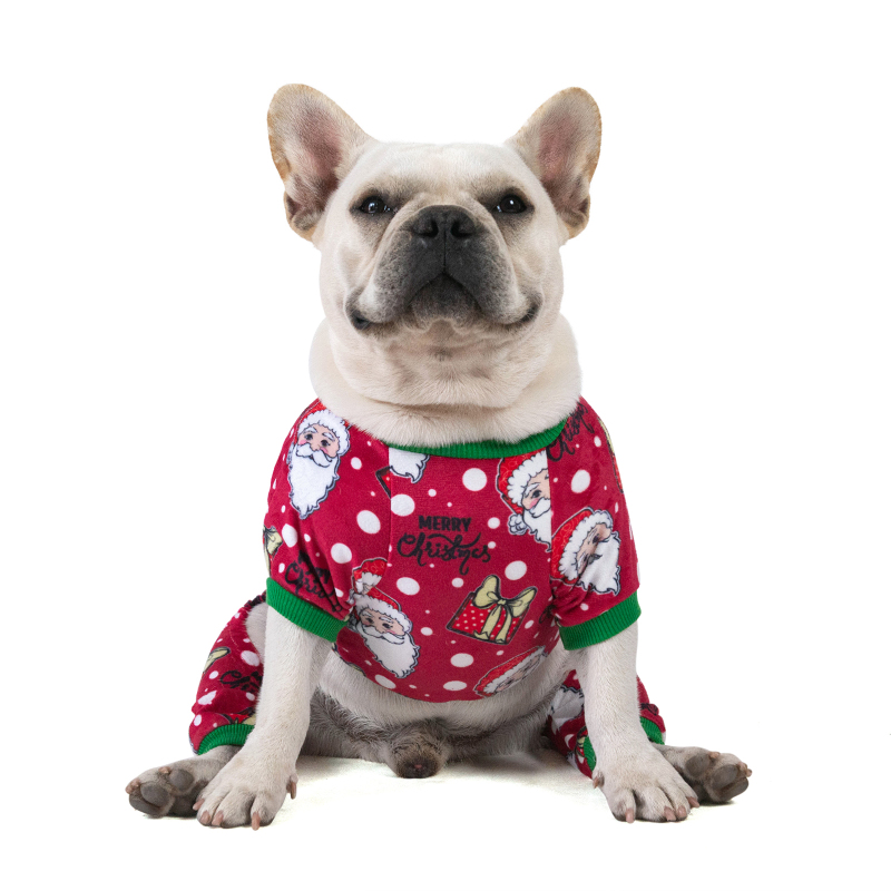 Christmas Pajamas Sweater Gifts for Small Dogs Clothes