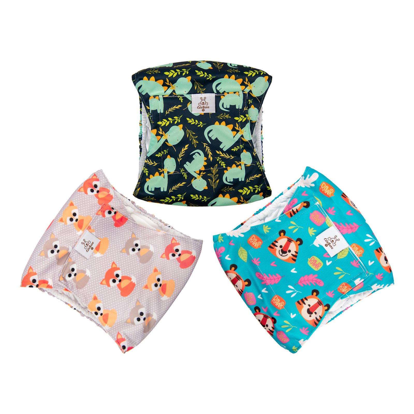 Male Dog Diapers Belly Bands 3 Pack for Male Dogs Wraps Washable Doggie Pants