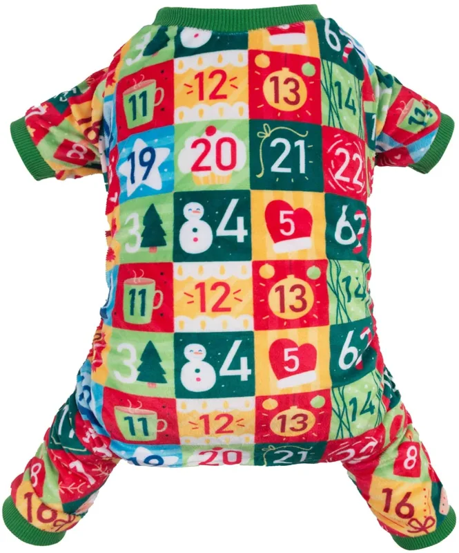 CuteBone Christmas Dog Pajamas Costumes Cute Pjs Pet Clothes Winter Holiday Outfit Shirt for Doggie Onesies