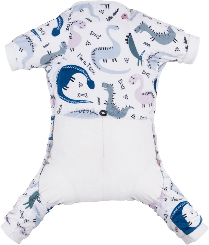 CuteBone Soft Puppy Pajamas Cute Dog Pjs Jumpsuit Pet Clothes Apparel