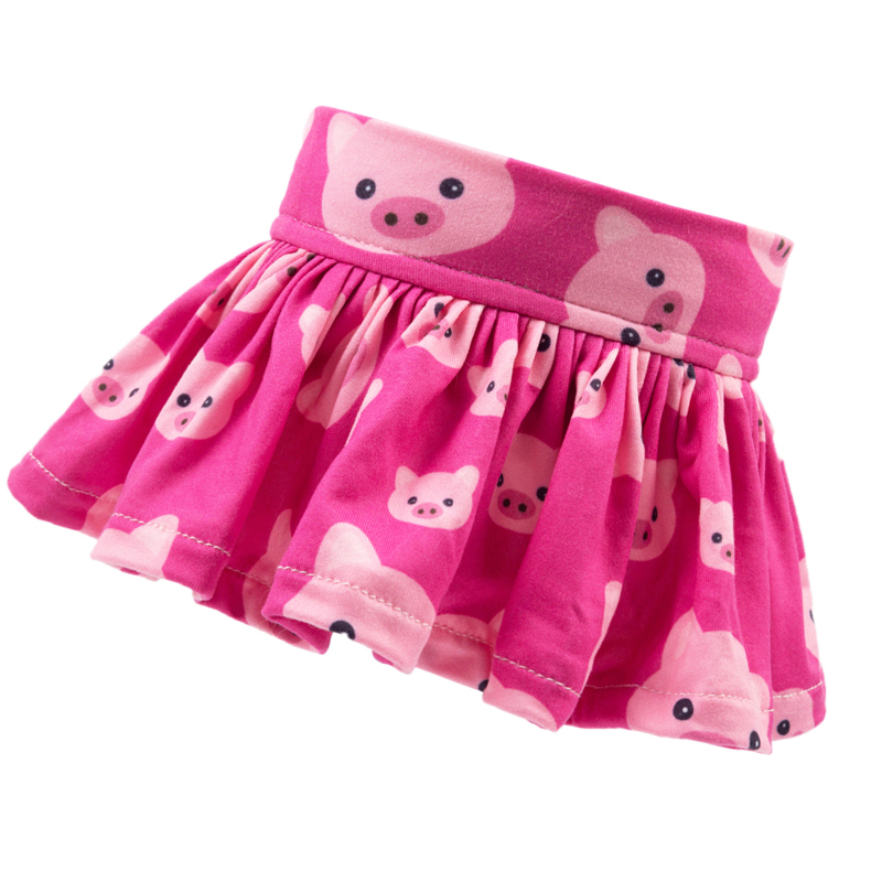 CuteBone Dog Bikini 2-Pack Swimsuit Puppy Bathing Suit for Small Dogs Clothes Flower &amp; Pink Pig Girl Costume
