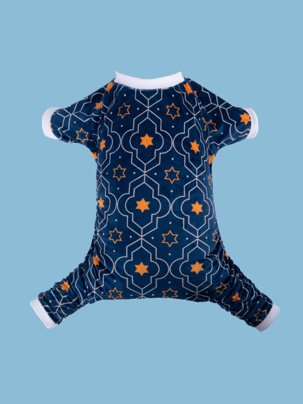 Hexagram Pattern Super Soft Dog Pajamas