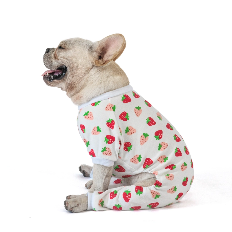 2 pack of Cotton Dog Pajamas - Strawberry&Mermaid