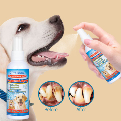 CuteBone Pet Oral Tooth Care Mouthwash 100ml Stain Plaque Remover Breath Freshener Droplets