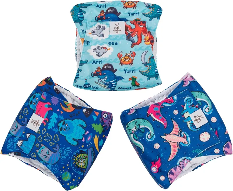 CuteBone Belly Wrap Male Dog Washable Puppy Diapers DM18