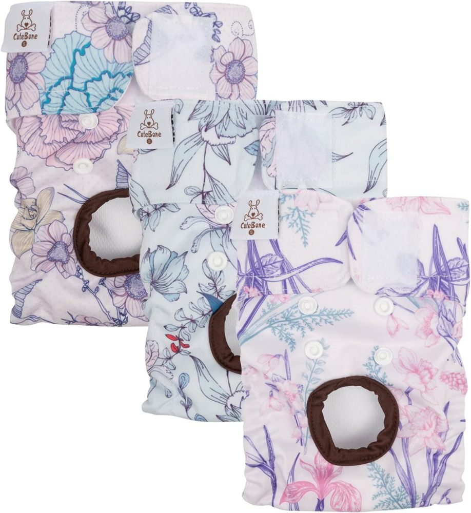 CuteBone Doggie Diapers for Female Dogs D36