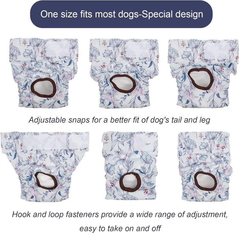 CuteBone Doggie Diapers for Female Dogs D36