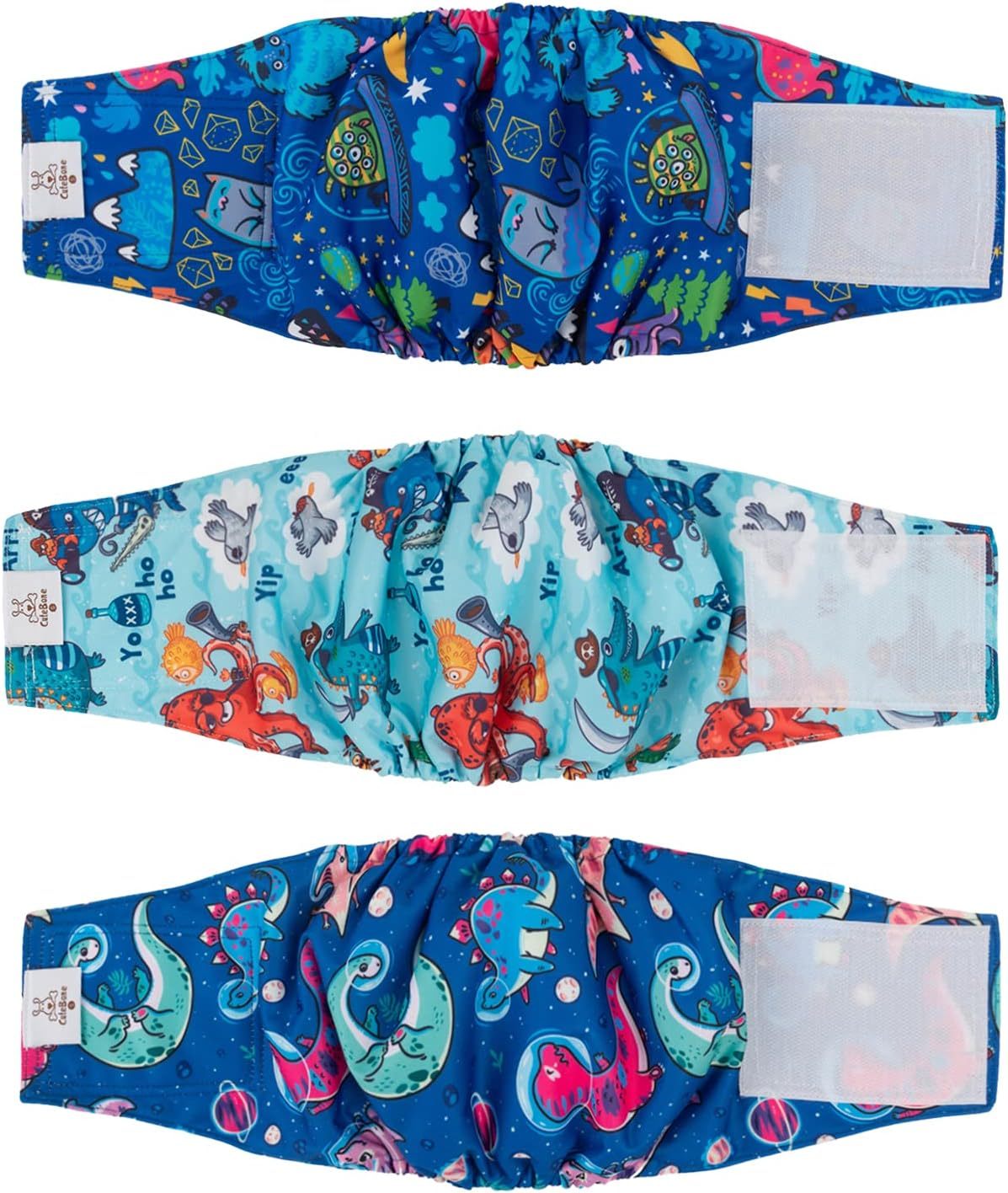 CuteBone Belly Wrap Male Dog Washable Puppy Diapers DM18