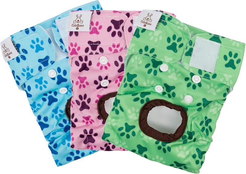 CuteBone Doggie Diapers for Female Dogs D06