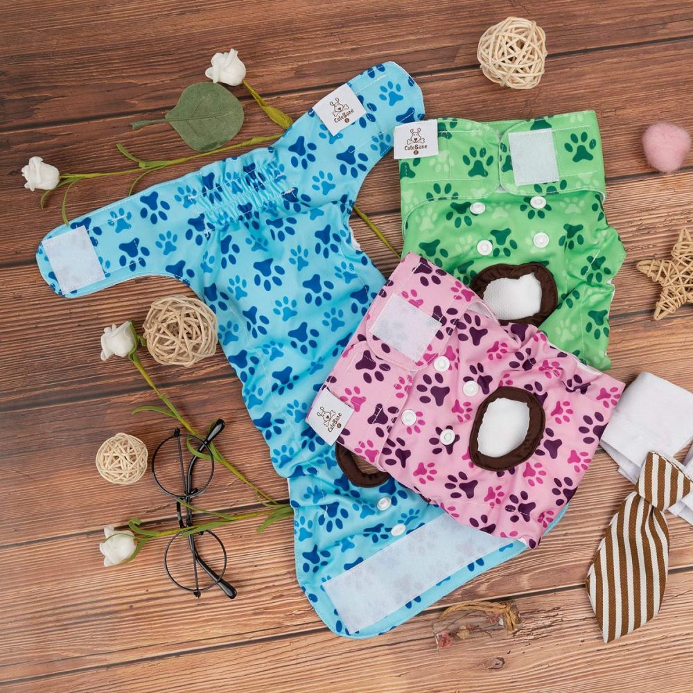 CuteBone Doggie Diapers for Female Dogs D06