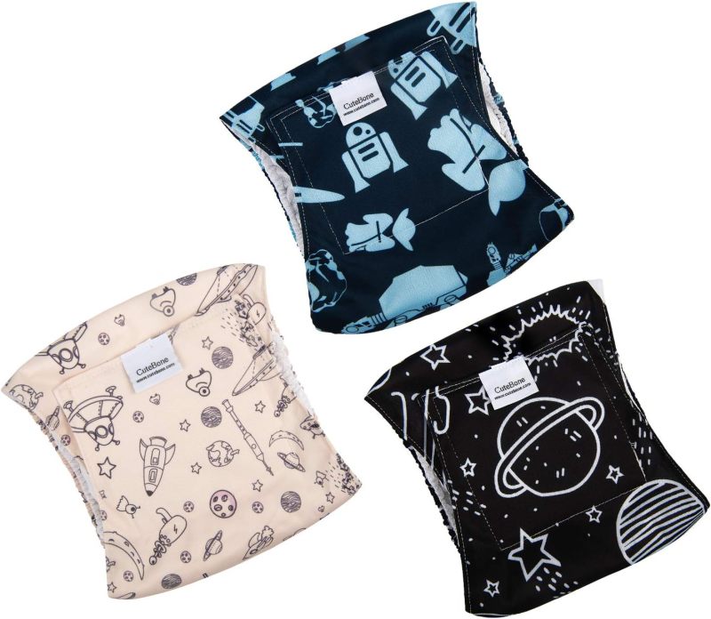 CuteBone Belly Wrap Male Dog Washable Puppy Diapers DM05