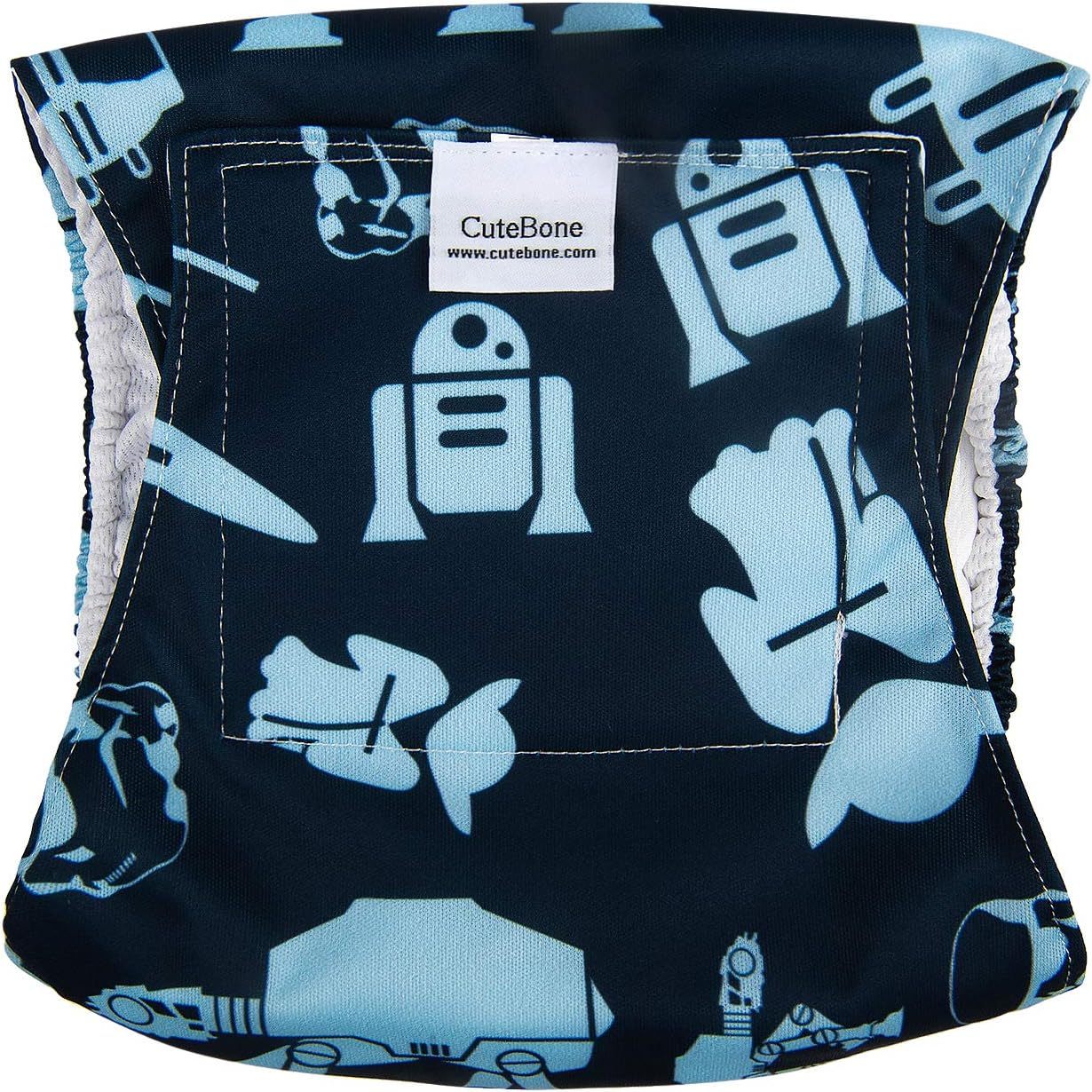 CuteBone Belly Wrap Male Dog Washable Puppy Diapers DM05