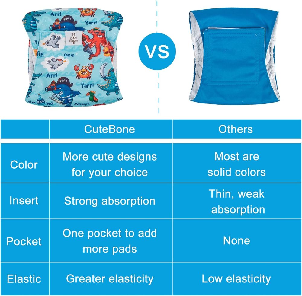 CuteBone Belly Wrap Male Dog Washable Puppy Diapers DM18